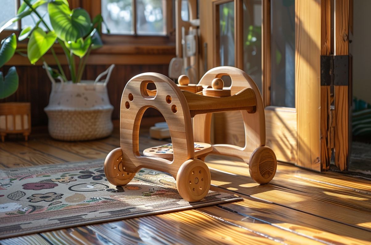 Lire la suite à propos de l’article Chariot de marche Montessori en bois avec frein : pour qui et comment bien le choisir ?